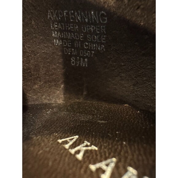 ANNE KLEIN iflex AKPFENNIING BROWN PATENT LEATHER BLOCK HEEL SZ 8.5M - Picture 10 of 10